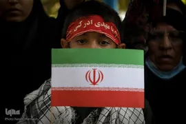 تشییع شهید گمنام با حضور دانش‌آموزان در اهواز
