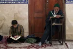 جزءخوانی قرآن در آستان امامزاده جعفر(ع) یزد‎