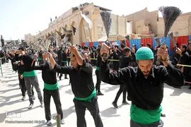 آیین سنتی عزاداری هیآت مذهبی در مسجد آخوند ملا اسماعیل شهرستان یزد