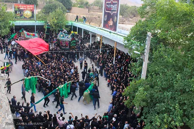 عزاداری ظهر عاشورا در روستای انجدان - اراک/عکاس:زهرا بهرامی