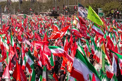 تشییع پیکر رهبر شهید در تهران