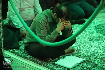 قرائت مناجات شعبانیه در حرم حضرت معصومه(س)
