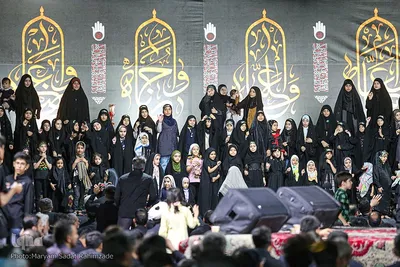 عزاداری شب پنجم محرم الحرام در باغ جنت