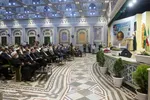 آیین تجلیل از جانبازان شیمیایی در حرم رضوی
