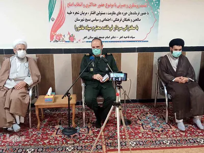 سفر یک روزه سردار عابدین خرم، فرمانده سپاه عاشورا و حضور بین عشایر ارسباران و آحاد مختلف مردم اهر