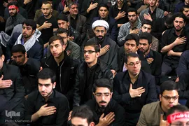 مراسم عزاداری اربعین حسینی با حضور هیئت‌های دانشجویی در حسینیه امام خمینی(ره)