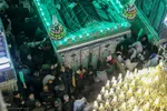 لحظه تحویل سال ۱۴۰۳ در حرم حضرت شاهچراغ(ع)