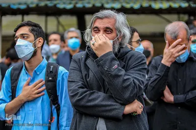 مراسم وداع با هنرمند انقلابی حاج نادر طالب زاده