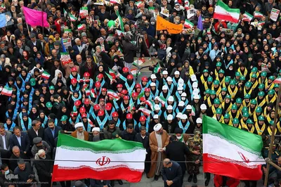 راهپیمایی ۲۲ بهمن در همدان