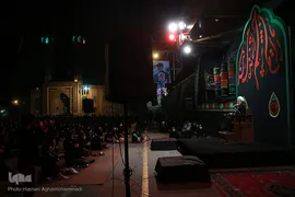 مراسم عزاداری شب چهارم محرم در هیئت میثاق با شهدا در دانشگاه افسری امام علی(ع) تهران