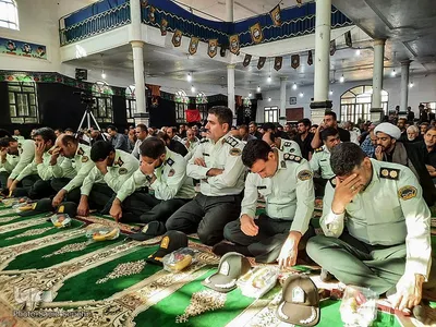 مراسم چهلم شهید مدافع امنیت شهید علی میرزایی در ملایر
