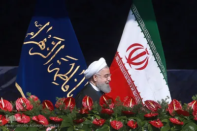 حضور حسن روحانی، رییس جمهور در مراسم گرامیداشت یوم الله ۲۲ بهمن