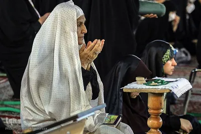 حرم شاهچراغ(ع) در سوگ جوادالائمه(ع)‎‎