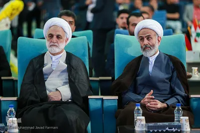 حجت‌الاسلام و المسلمين علي محمدی و غلامحسین محسنی اژه ای