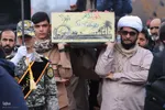 تشییع پیکر مطهر دو شهید گمنام در ملایر