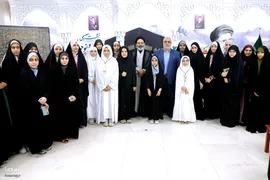 دیدار صمیمی با نوجوانان و جوانان حج گزار