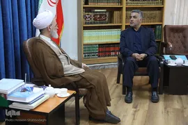 دیدار با آیت‌الله اعرافی