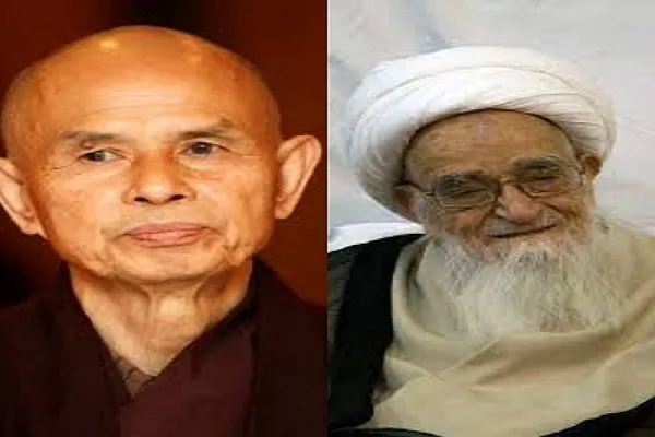 Em louvor aos dois professores da paz e tranquilidade; Um jurista muçulmano e um monge budista