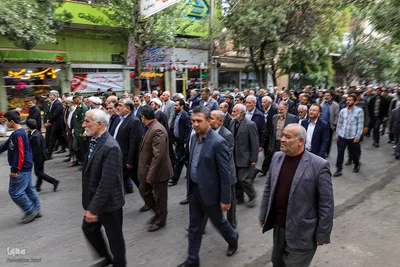 راهپیمایی مردم اهر در محکومیت جنایات رژیم صهیونیستی