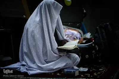 مراسم اعتکاف بانوان در مسجد باغستانی
