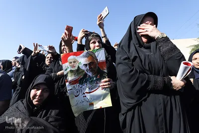 تشییع پیکر مطهر سپهبد شهید قاسم سلیمانی، سردار ایران در اهواز