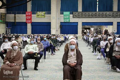 مراسم سالگرد ارتحال آیت الله محمد ابراهیم اعرافی امام جمعه فقید میبد‎‎