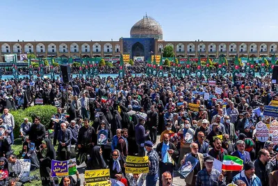 Al-Quds-Marsch 2023 in Isfahan