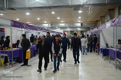 ⁨حضور جهاد دانشگاهی در نمایشگاه نوآوری و فناوری ربع رشیدی⁩