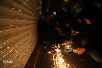 عزاداری شام غریبان در بازار تهران