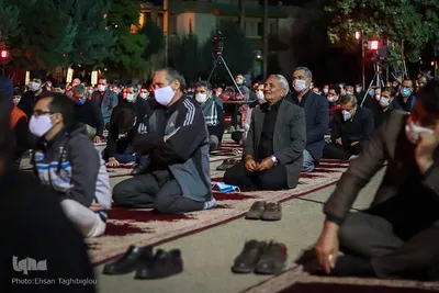 مراسم عزاداری شب عاشورا در زنجان