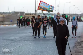 پیاده روی دلدادگان سید و سالار شهیدان، حضرت اباعبدالله الحسین (ع) در اربعین حسینی