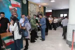حضور هنرمندان پای صندوق‌های رأی‎