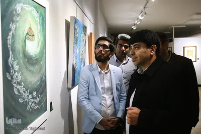 مراسم افتتاحیه نمایشگاه هنر‌ی «نفس المطمئنه» با محوریت سوره مبارکه فجر