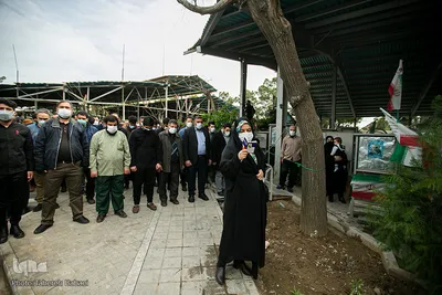 خاکسپاری پیکر شهید مدافع حرم مهدی بختیاری
