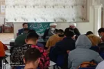 عکس | محفل انس با قرآن در دبیرستان خواجه نصیر همدان