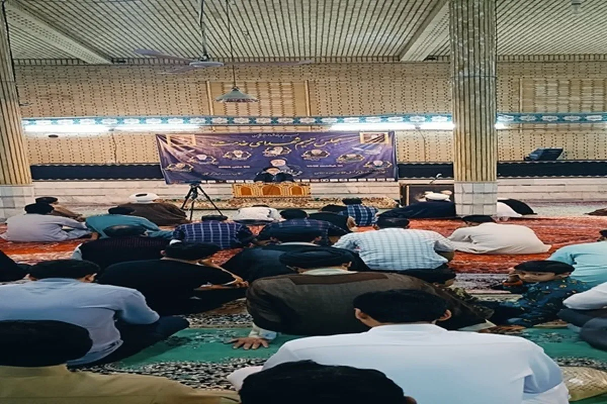 شہدائے خدمت کی یاد میں ہندوستانی طلبہ کی جانب سے قم المقدسہ میں  مجلس ترحیم