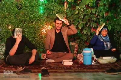 احیای شب قدر در گلزار شهدای قم
