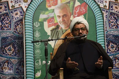 مراسم انس با قرآن در امامزاده سید محمد خمینی شهر