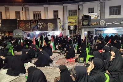 یکصد و هفدهمین اجتماع شبانه مردم بابلسر برگزار شد