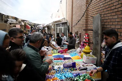 حال و هوای بازار تهران در شب عید