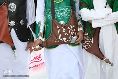 مراسم فدائیان سقا در امامزاده شاه سید علی(ع) قم

