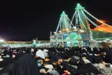 فیلم | حال‌وهوای حرم مطهر بانوی کرامت در شب میلاد امام رضا(ع)