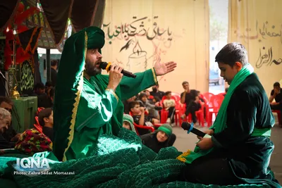 تعزیه شهادت امام رضا(ع) در خمینی‌شهر
