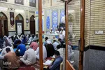 جزءخوانی قرآن در حسینیه آیت‌الله سید عدنان غُریفی خرمشهر