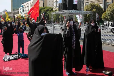 مراسم اربعین حسینی در جوار حرم امام رضا(ع)
