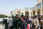 تشییع پیکر شهید «حسین سامی‌مقام» در اصفهان
