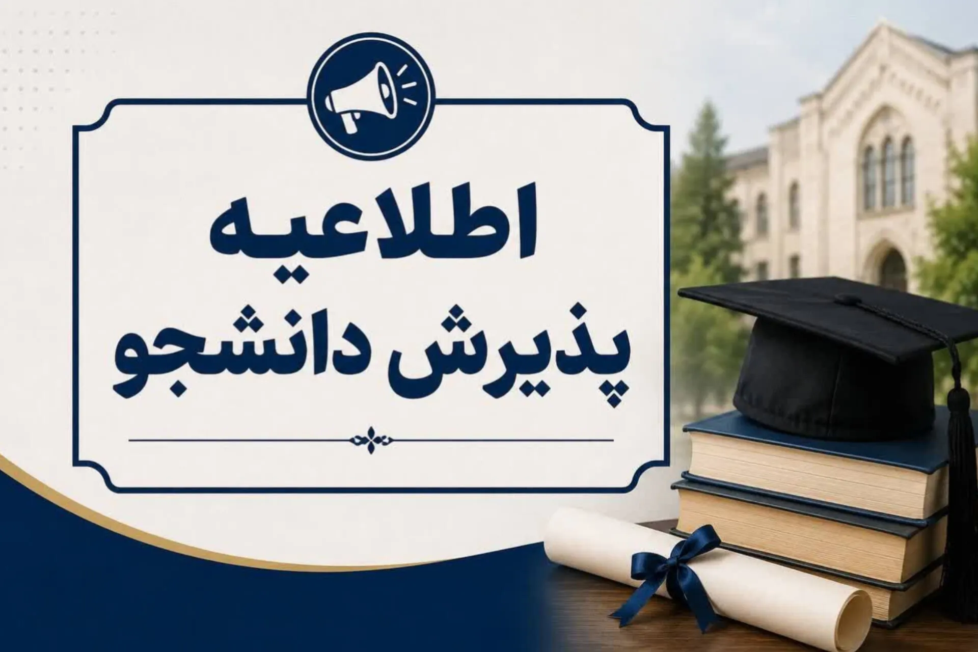اطلاعیه پذیرش دانشجو 