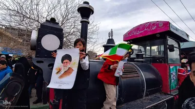 مراسم راهپیمایی ۲۲ بهمن در کاشان