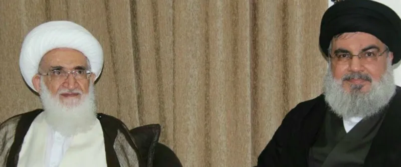 Seyid Həsən Nəsrullah Ayətullah Həmədani ilə görüşüb