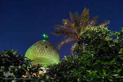 حرم حضرت علی ابن حمزه(ع) میزبان مسافران نوروزی‎‎